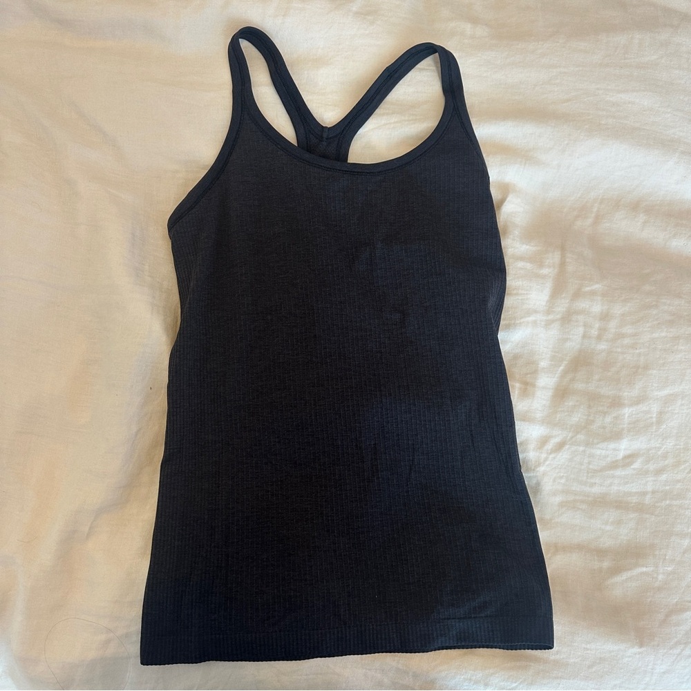 Lululemon Ebb to Street Tank Top - Size 8 - Light Support - Black